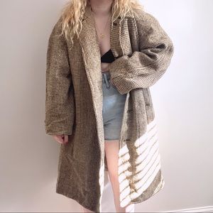 Vintage Burberrys Irish Tweed Coat